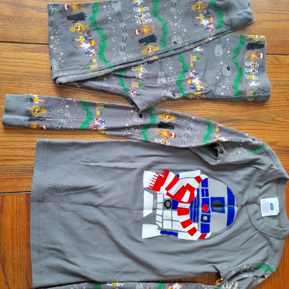 Hanna Andersson star wars Christmas holiday pajamas PJs